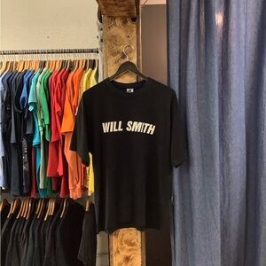 Vintage 1998 Will Smith Black T-Shirt
